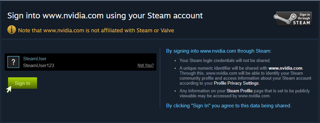 How do I create a Steam account to use with GeForce NOW?