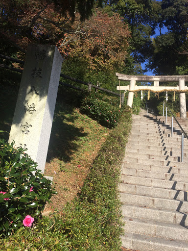 幡枝八幡宮社 本殿前鳥居