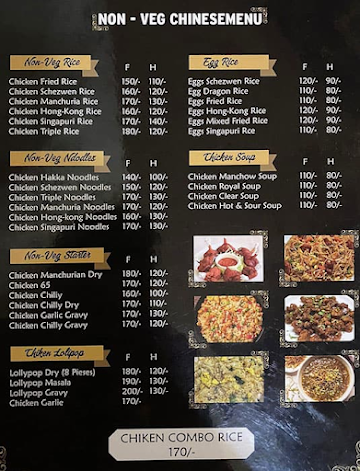 Roll Point Restaurant menu 