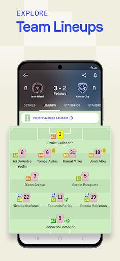 Screenshot Sofascore - Sports live scores