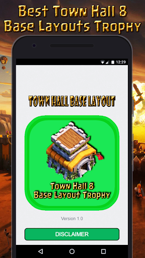 Town Hall 8 Base Layouts Trophy
