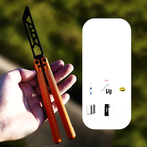 Title 4, Butterfly Knife with Round Handle Practice Trai...