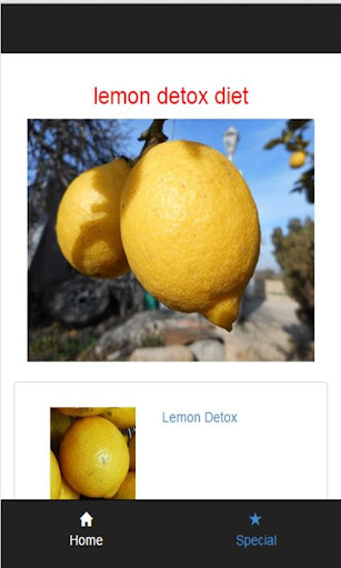 lemon detox diet