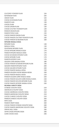 Confuse Dosa menu 5