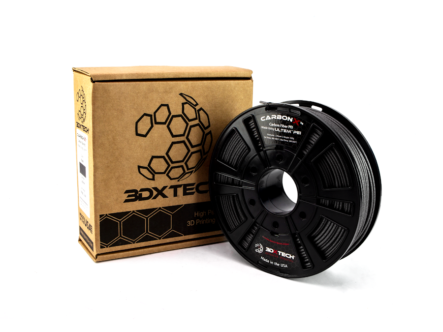 3DXTech CarbonX Black PEI+CF [ULTEM 1010] Filament - (0.5kg) 2.85mm