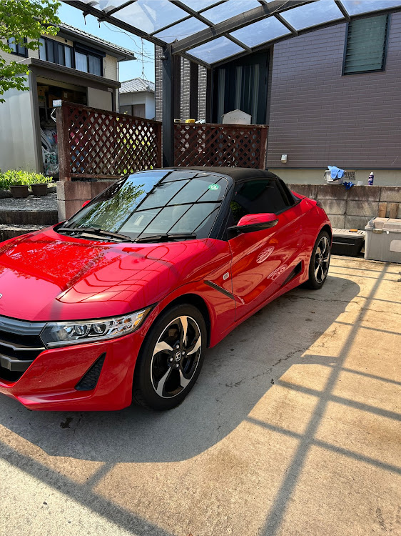 naoto002さんが投稿したホンダS660・洗車、コーティング・ゴールデンウィーク・新緑の季節・新緑コラボに関するカスタム事例の投稿画像3枚目