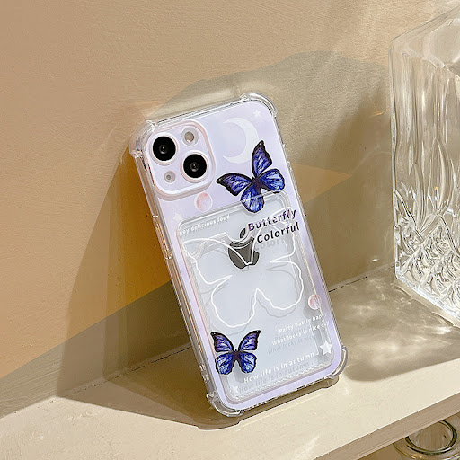 Title 3, Simple Fashion Butterfly Card Holder Phone Case...