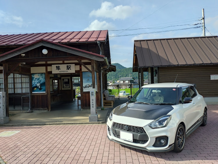 スイフトスポーツの峠ステッカー集め・みちめぐの旅🚗・早期復旧をお祈りします・Team 03'zに関するカスタム事例の投稿画像1枚目