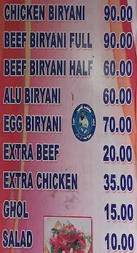 Albela Biryani menu 1