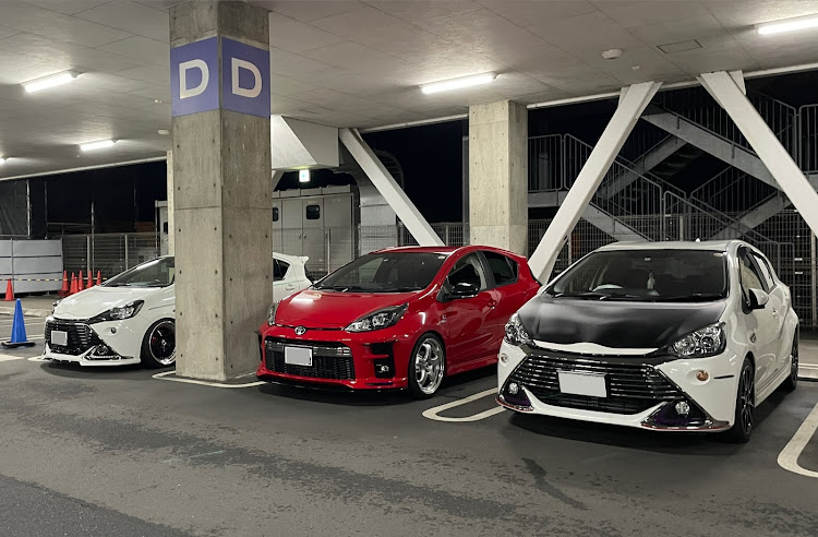 アクアのaqua・アクア乗りさんと繋がりたい・アクア・エアポートウォーク名古屋・TOYOTAに関するカスタム事例の投稿画像4枚目