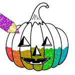 Halloween Coloring Drawing Pages Glitter Apk