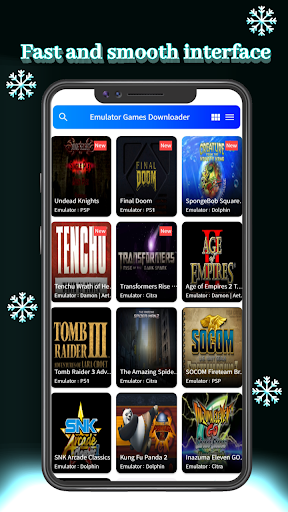 Screenshot Emulator Games Downloader