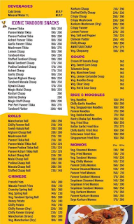 Bunty Dhaba menu 1