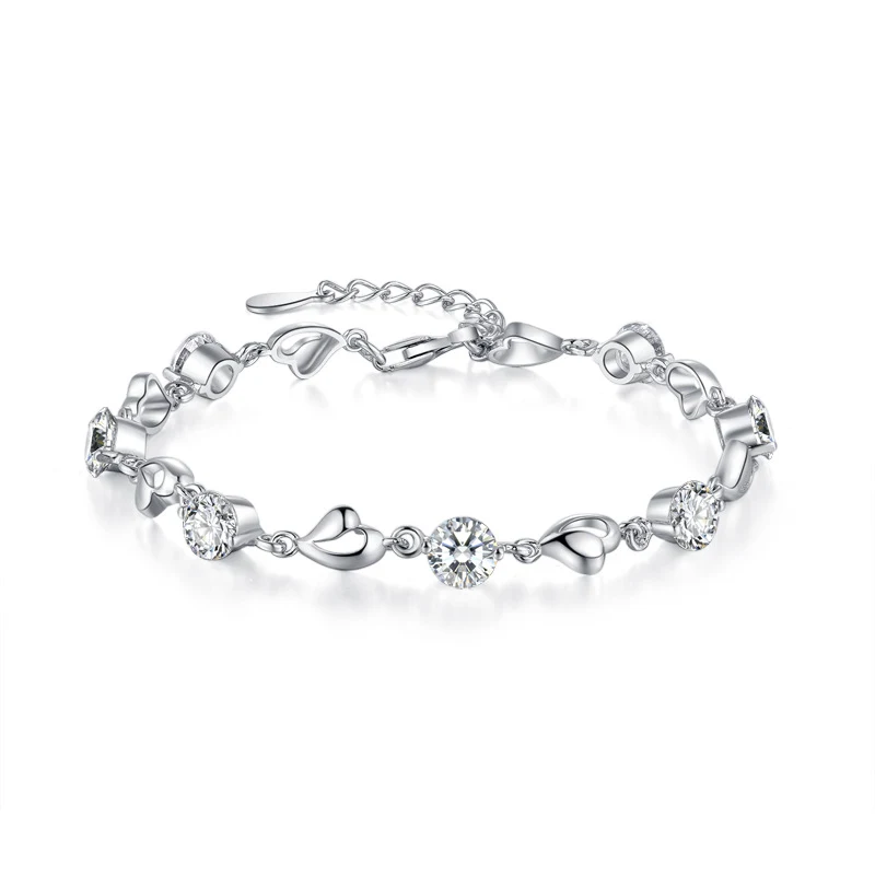 Bracelet S999 argent pur cœur d'amour style Mori simple pour couples étudiants. Un bijou symbolisant l'amour et la personnalité, discret et charmant.