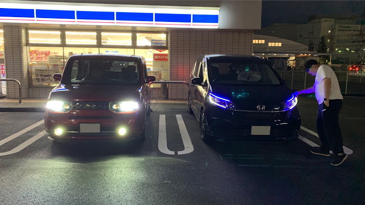 キューブのフリード・山梨県・静岡県・カート・ほったらかし温泉に関するカスタム事例の投稿画像1枚目
