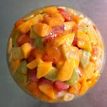 the money shot of a MASSIVE 10-person shaved ice in Kaohsiung in Kaohsiung, Taiwan 