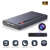 Camera Sạc Dự Phòng H12 - 1080P Wifi Hồng Ngoại Kèm Thẻ 32Gb