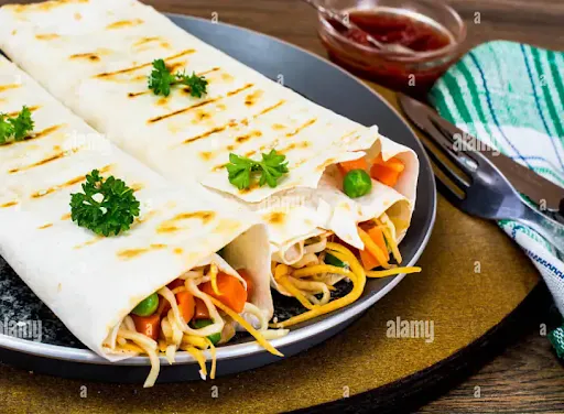 Veg Noodles Cheese Wrap