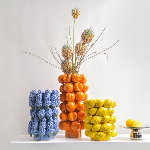 Title 5, Modern Creative Ceramic Fruit Vase for Domestic...