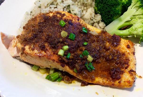 Pan-Roasted Salmon with Ginger and Curry image