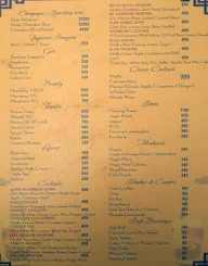 K Boulevard menu 1