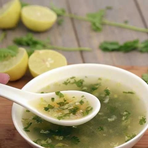 Lemon Coriander Soup