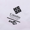 coc-cola x columbia x atmos lab csc basic logo txt short sleeve t-shirt intense red white