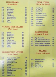 Hotel Bharathi Bhavan menu 3