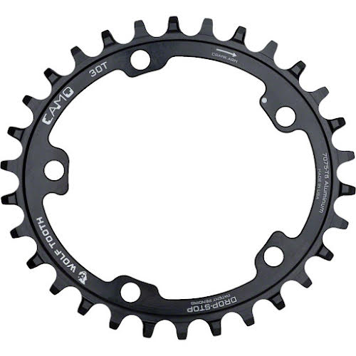 Wolf Tooth Wolf Tooth CAMO Aluminum Elliptical Chainring - 32t - Wolf Tooth CAMO Mount