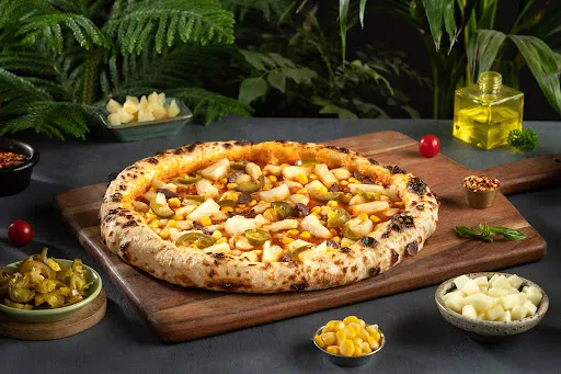 Naples - Pineapple Corn And Jalapeno With Vegan Cheese Pizza