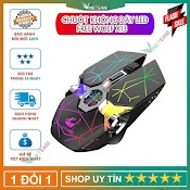 Chuột Gaming Siêu Khủng Led Siêu Đẹp Free Wolf X13 Premium Pin Sạc Dùng Siêu Trâu Chuột Máy Tính Không Dây Đẹp - Dc4089