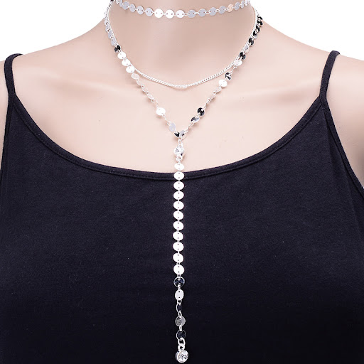 Title 1, Tattoo Coin Choker One Layer Three Layers Laria...
