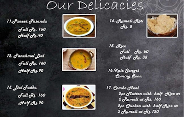 Flavours Of Rajasthan menu 