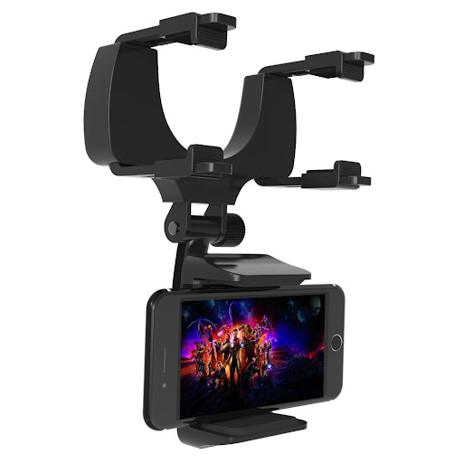 Title 1, Car Rearview Mirror Phone Holder with Driving R...