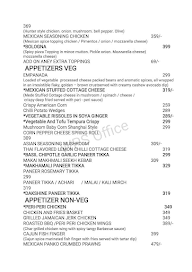 Sketch Family Restaurant & Bar menu 3