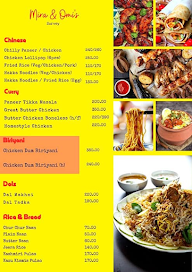 Mira & Omi's menu 1