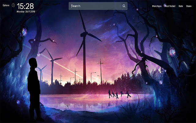 Deviantart Wallpapers NewTab Theme