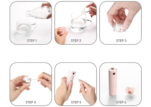 Title 10, Nano spray water replenisher for instant facial...