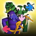 Purple RAINBOW Friends FNF Mod APK for Android Download