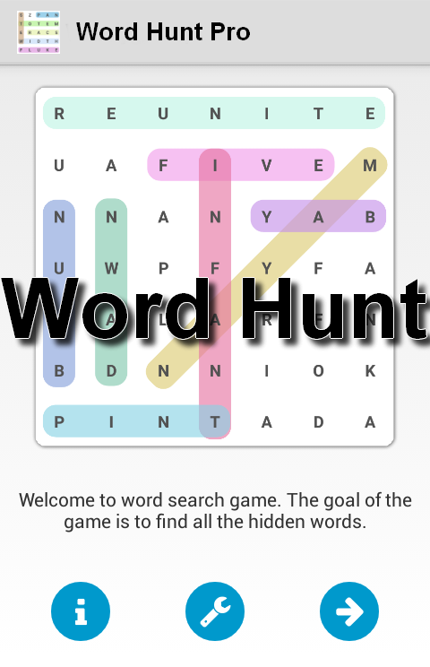 Word Hunt Pro Screen 1