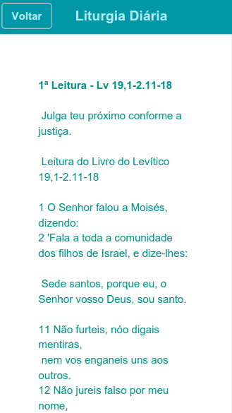 Liturgia Diária Screen 2