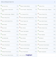 Biryani Hazir Ho menu 1
