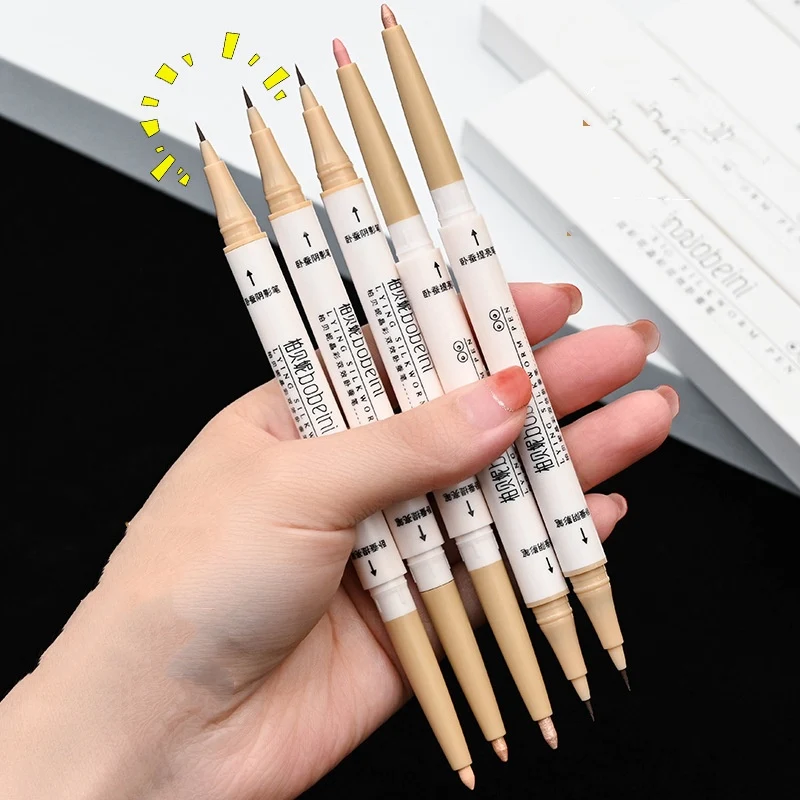 Double-Ended Eyeshadow Pen Matte Highlight Brightening. Effortless application for a radiant look. Create beautiful eye 