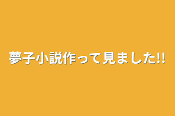 夢子小説飲み会編(+コスプレも途中追加!)