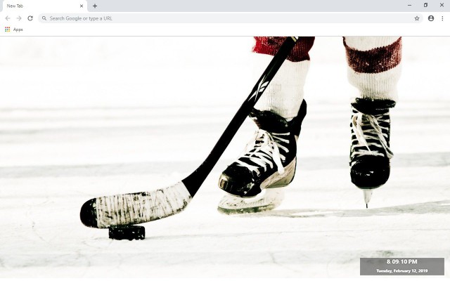 Ice Hockey New Tab & Wallpapers Collection