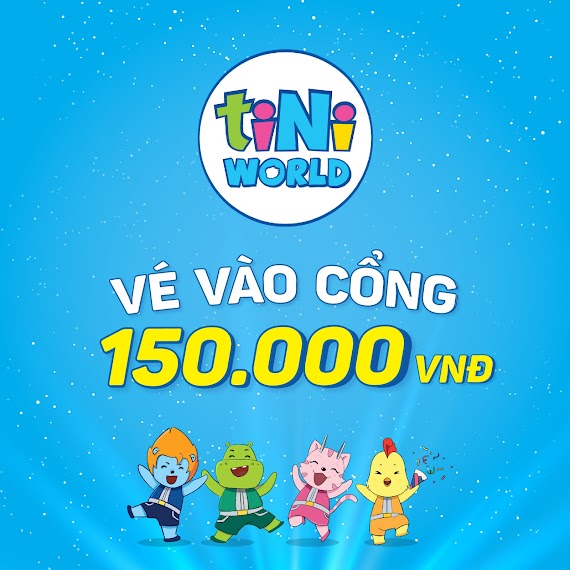 Vé Cổng Điện Tử Tiniworld Premium Ngày Thường Áp Dụng Tại Các Trung Tâm Tiniworld Có Giá Vé Vào Cổng 150.000 Vnđ