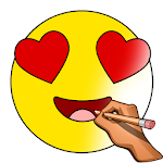 Cover Image of Télécharger Learn To Draw Emoji: Drawing & Coloring Book Pages 1.1 APK