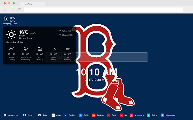 Boston Sports Pop HD New Tabs Theme