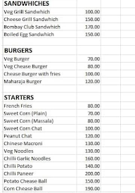 Food Galore menu 1