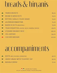 The New Cafe menu 2